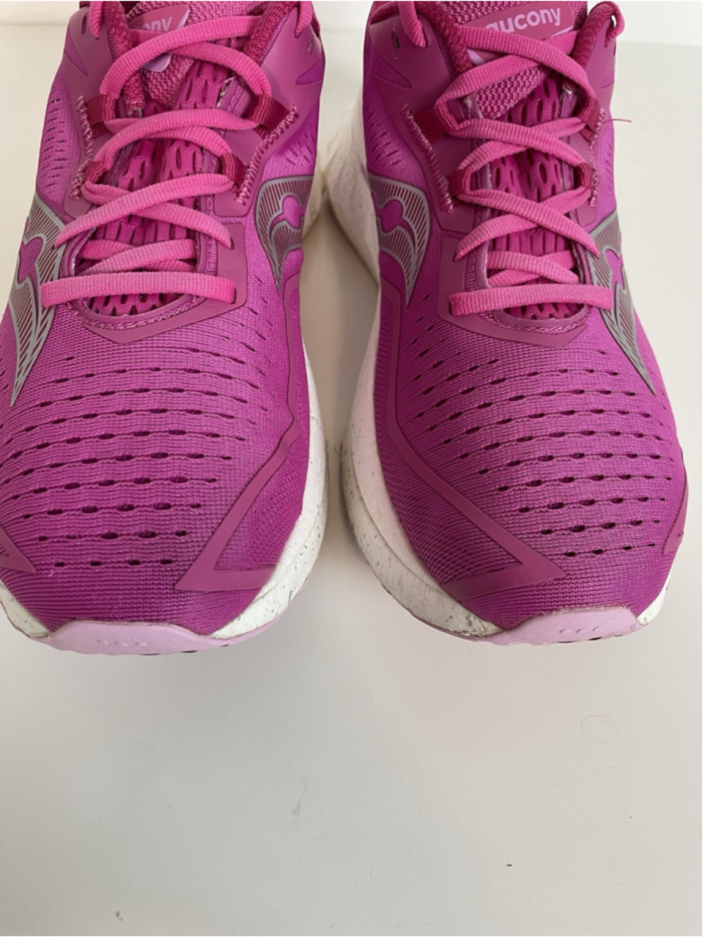 Saucony Endorphin Speed 4 Women's Size 10.5 Pink Purple Running Shoes - Picture 10 of 13